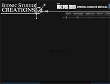 Tablet Screenshot of iconicstudiocreations.com
